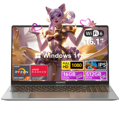 ACE Ryzen 7 Gaming Notebook: High Performance 16.1" Screen - Quantum Stream