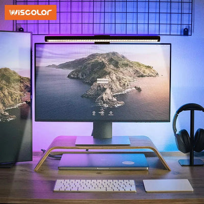 Workspace Lighting Solution: C105F Screen Light Bar - LED Monitor Lamp - Quantum Stream