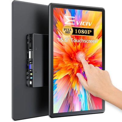 EVICIV 15.6" Touch Screen Portable Monitor - Quantum Stream