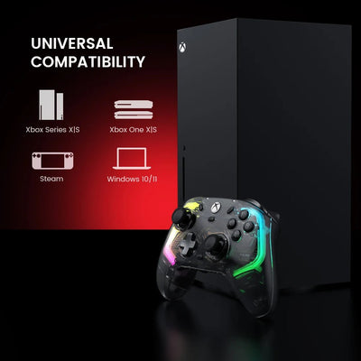 GameSir Kaleid Xbox Controller Wired Gamepad for Xbox Series X, Xbox Series S, Xbox One game console, with Hall Effect Joystick - Quantum Stream