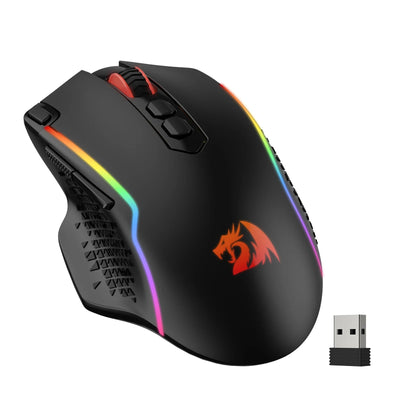 Redragon M810 Pro Wireless Gaming Mouse - 16000 DPI & Macro Buttons - Quantum Stream
