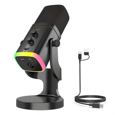 XLR/USB Dynamic Microphone for Streaming & Gaming - Quantum Stream
