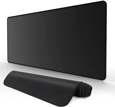 XXL Black Mouse Pad Gaming - Quantum Stream
